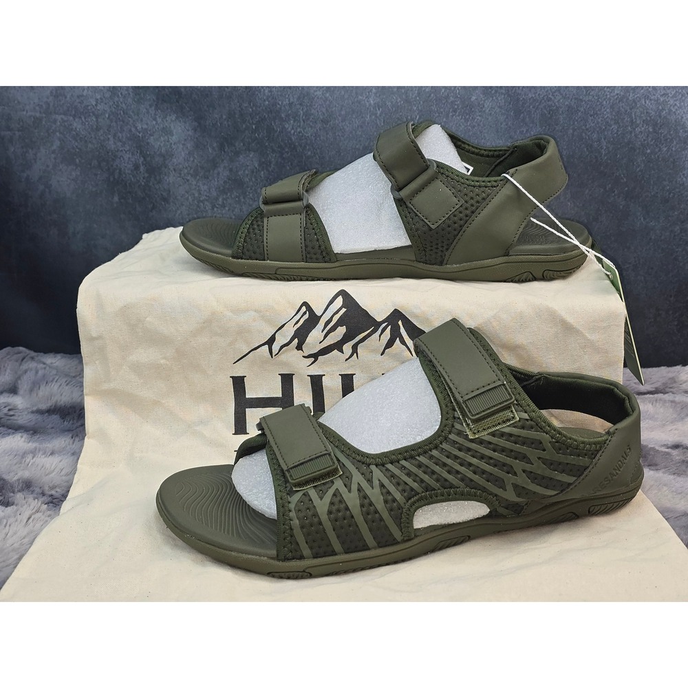 NWT Hike Footwear Baresandals III Army Green Barefoot Sandals WMNS 8 EU 39